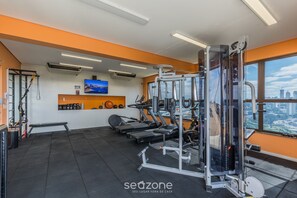 Basic Apartment | Fitness facility - Studio in Condominium w/ Gym and Laundry Eco0304 (Curitiba)