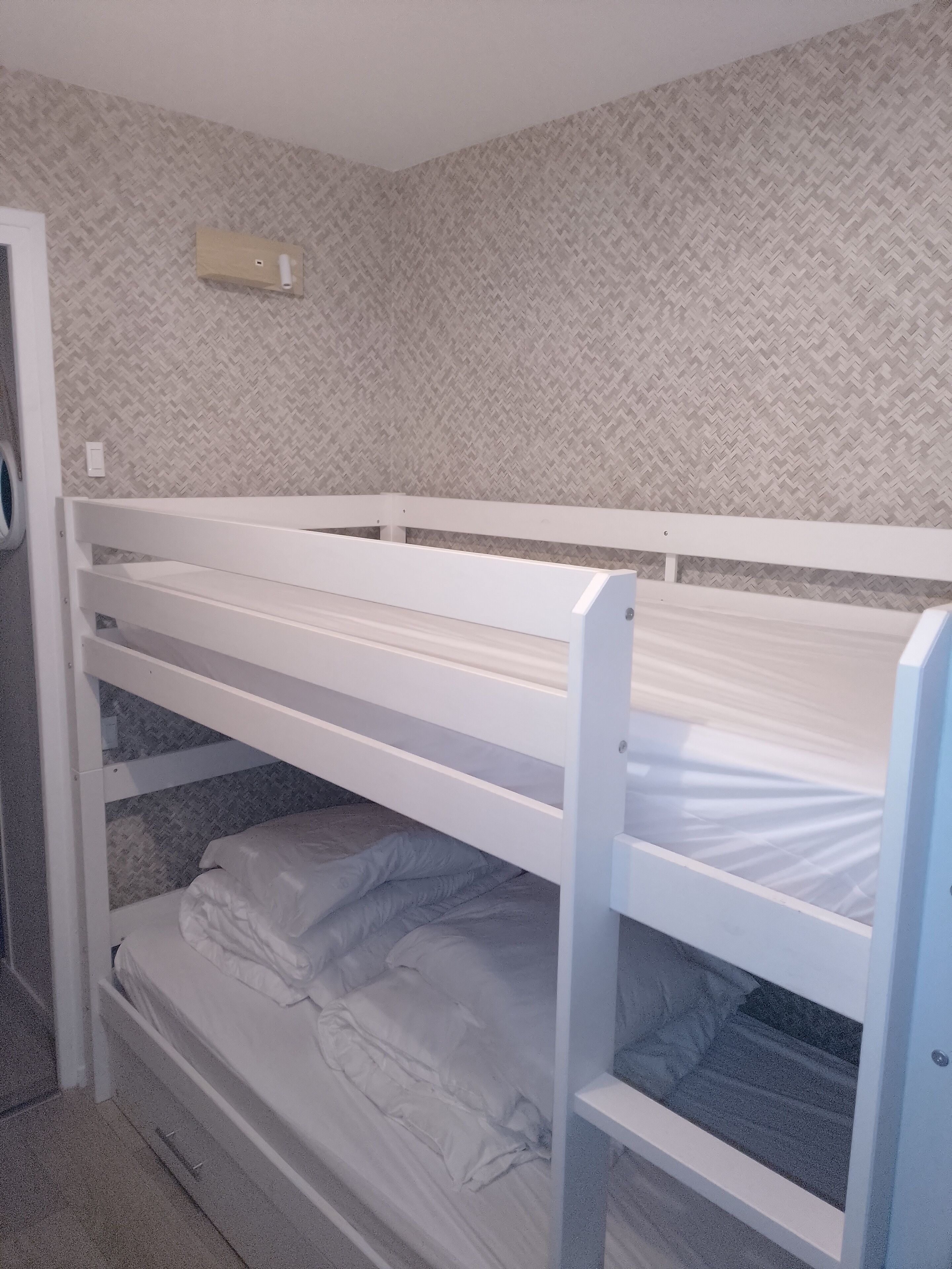 1 bedroom, iron/ironing board, travel crib, free WiFi