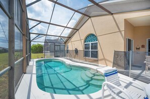Pool - Perfect Cozy 3 bedroom retreat with a private pool (Davenport)