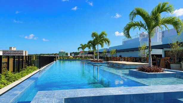 Rooftop pool - HIT Cabo Branco II- LikeHome Hospedagens (João Pessoa)