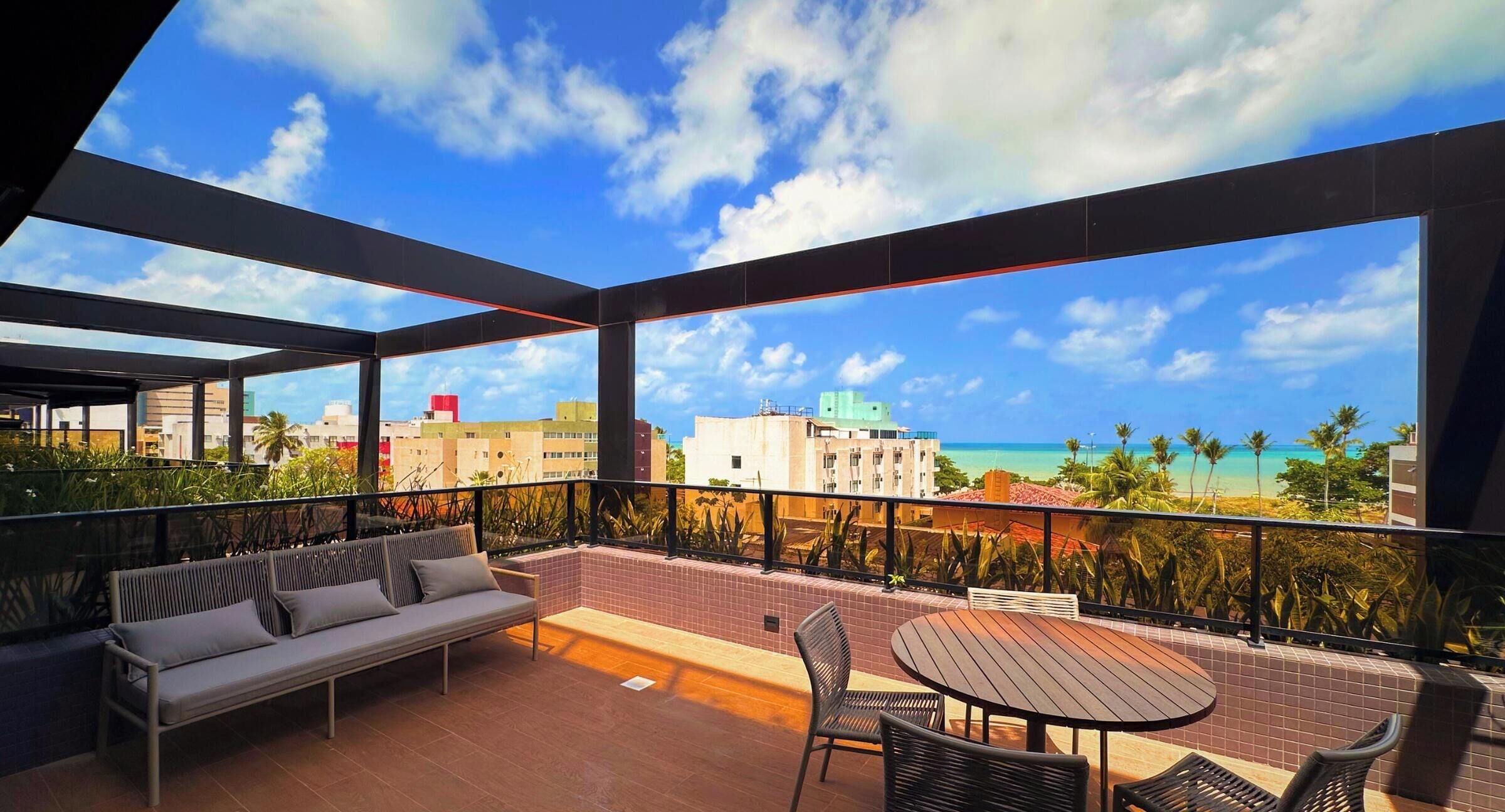 Estúdio lua de mel | Varanda coberta