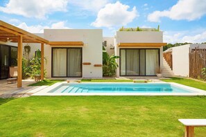 Villa - terrasse - udsigt til have | Gratis Wi-Fi