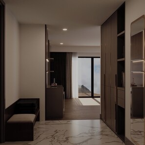 Ropa de cama de alta calidad y minibar con artículos gratuitos 