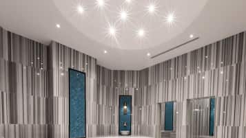 9 treatment rooms, massages