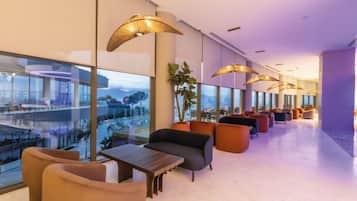 6 bars/lounges, poolside bar