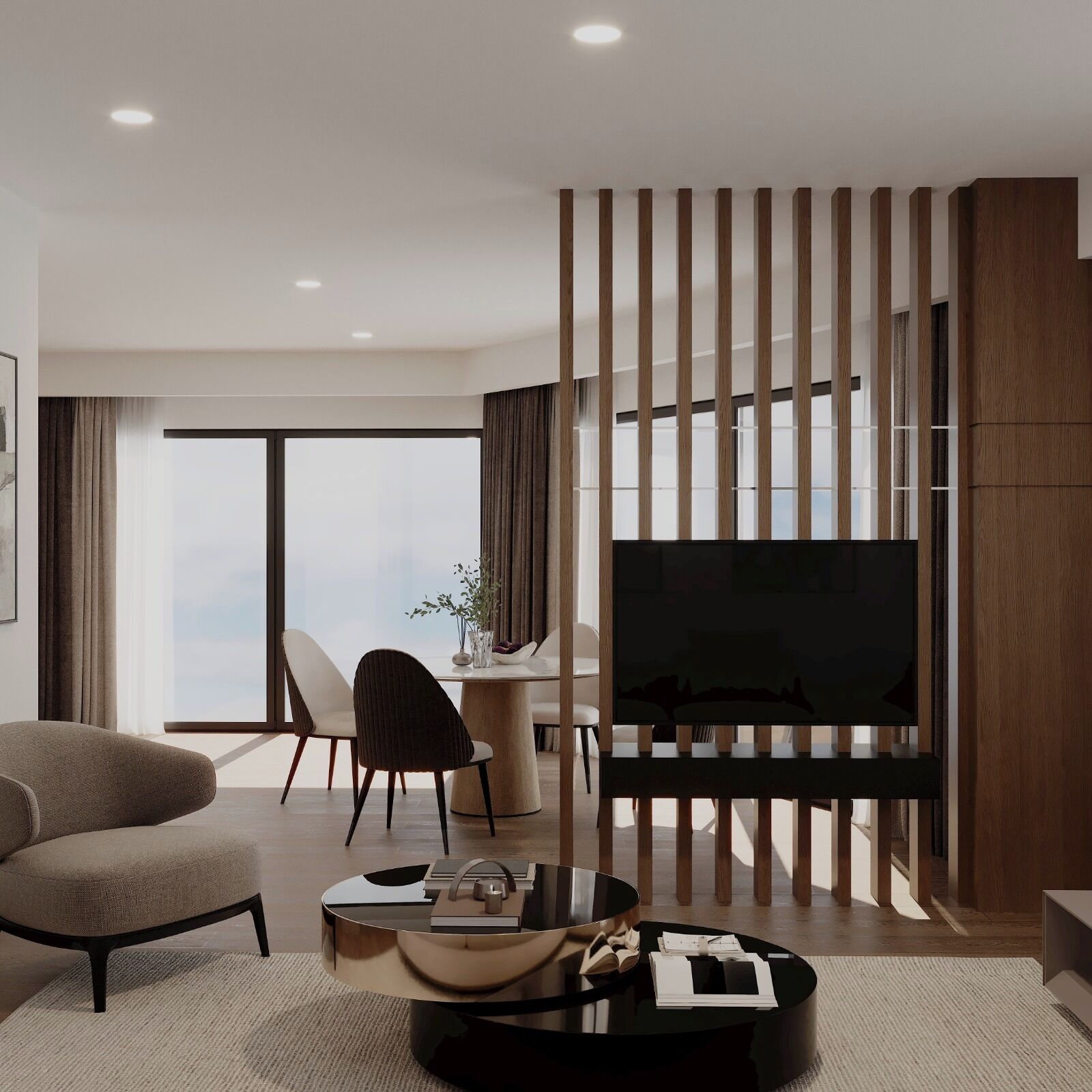 Panoramic Double Room, Balcony, Sea View | Premium bedding, free minibar, in-room safe, blackout curtains