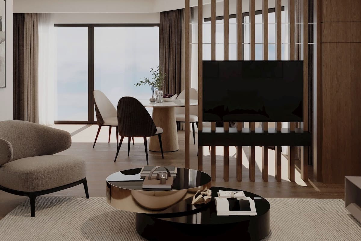 Panoramic Double Room, Balcony, Sea View | Premium bedding, free minibar, in-room safe, blackout curtains