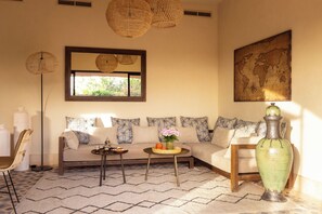 Living area - LES JARDINS DE TINA LODGES (Saâda)