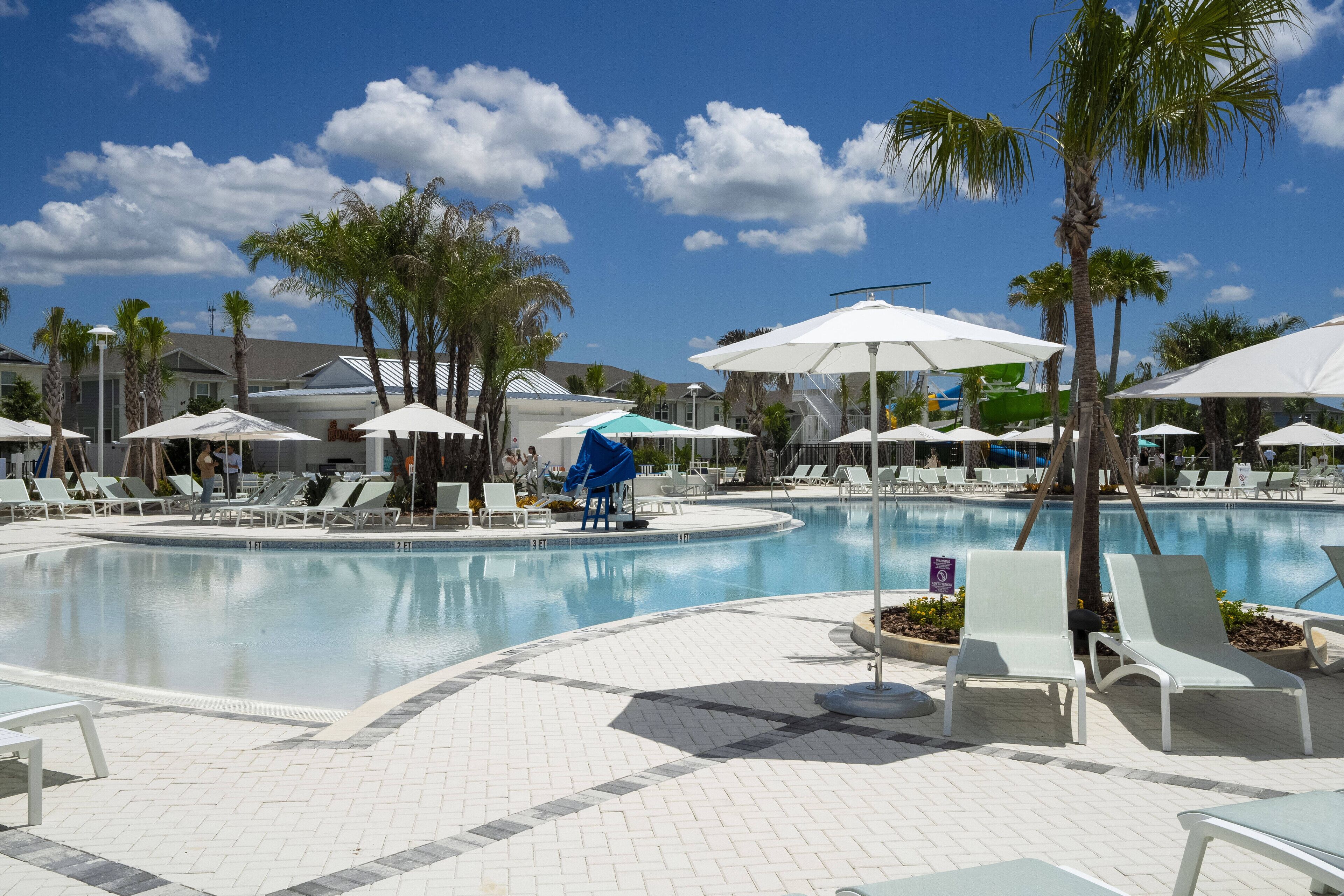 Una piscina climatizada