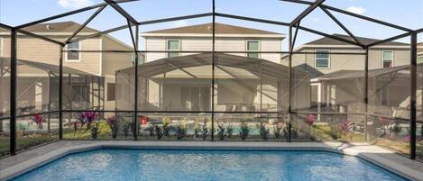 Una piscina climatizada