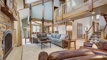 TV connectée, cheminée