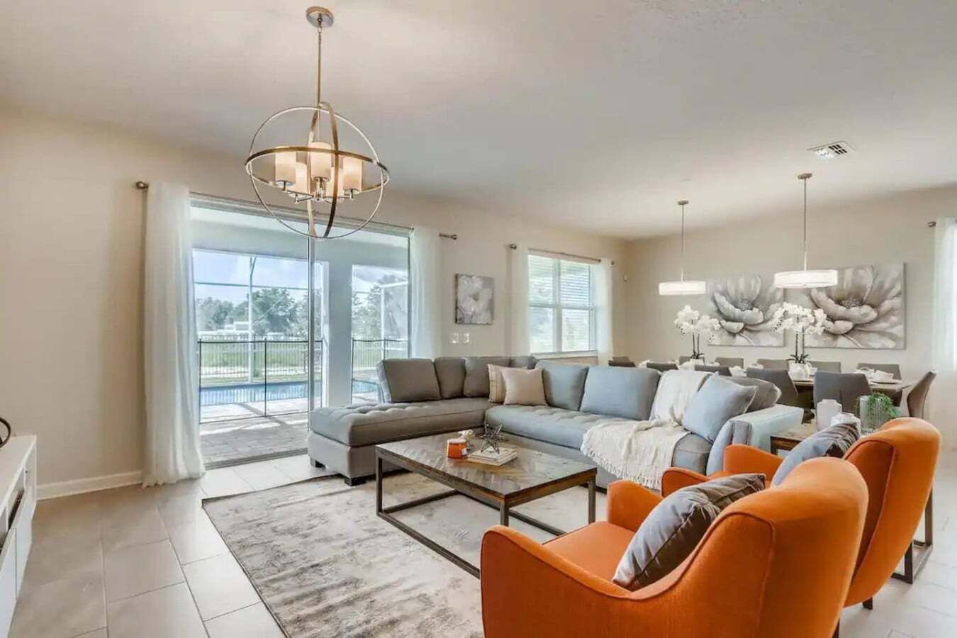 TV connectée, cheminée