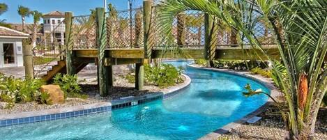 Et oppvarmet basseng