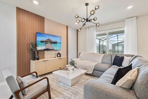 Smart TV - Last Minute Disney Getaway! Luxury Villa with Private Pool, Game Room & Themed Bedrooms. Book Now! #160671 (Orlando)