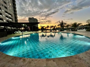Outdoor pool - Cozy 1-bedroom apartment in charming Urb Don Jaca with AC (Urb Don Jaca)