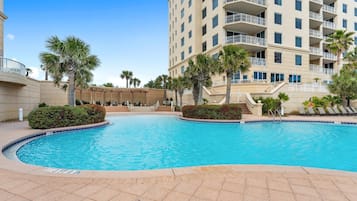 Condo, Multiple Beds (Indigo East 1402) | Pool | Outdoor pool, a heated pool