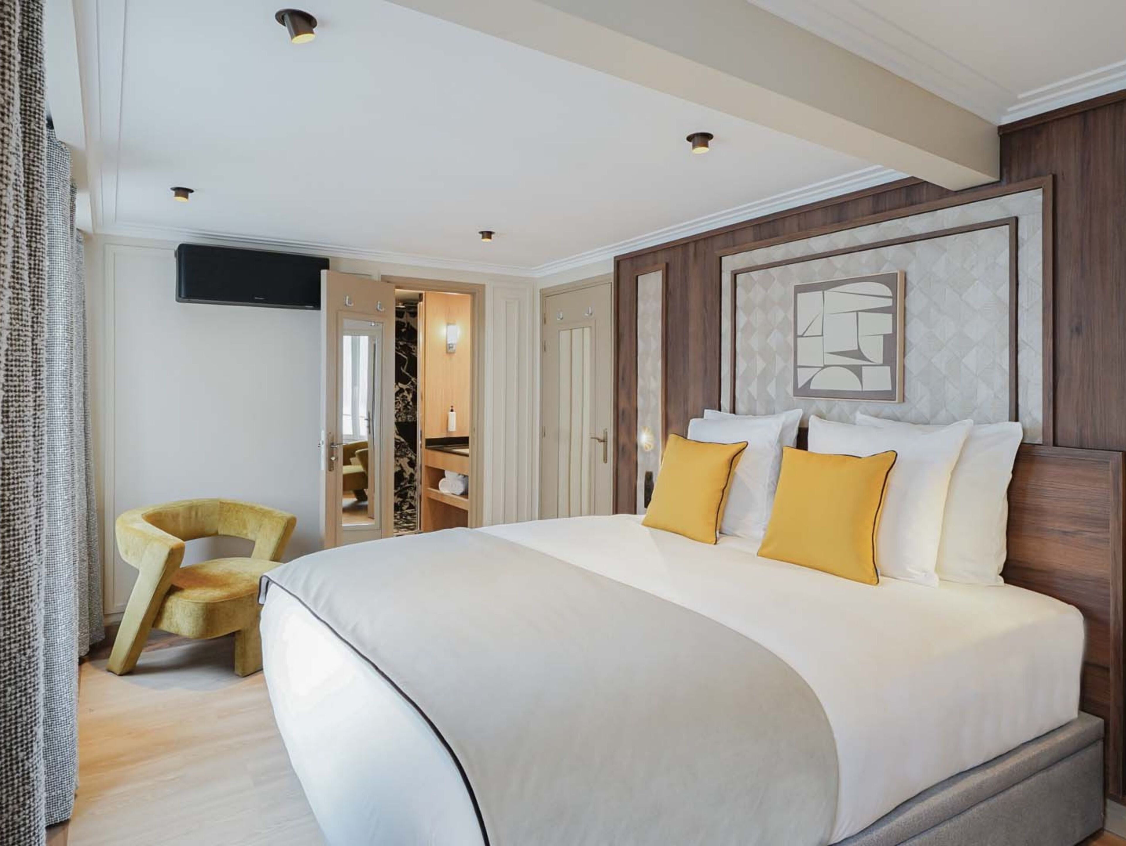 Appartement | Hypoallergeen beddengoed, pillowtop-bedden, een kluis op de kamer