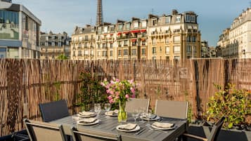 Terrasse sur le toit