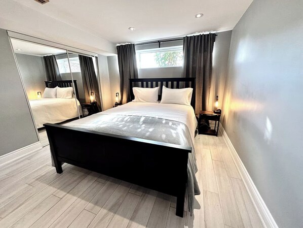 2 bedrooms, iron/ironing board, free WiFi, bed sheets