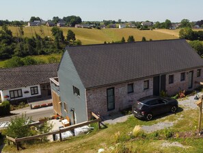 Apartment | Exterior - Terrasse du Pont Alsort Apt 2/2 - Jacuzzi & Panoramic Valley View (Froidchapelle)