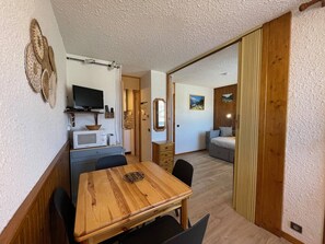 Dining - Studio 4 people, near slopes, pets allowed, Wifi (Valmorel)