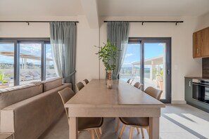 Dining - Pelagia Villa,Modern Luxury Retreat Near Panormo (Roumeli)