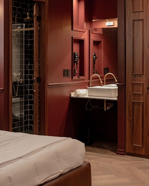 Hair dryer, towels, soap, shampoo - Timeless Elegance with City Views (Ciudad de México)