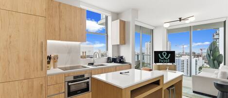 公寓, 2 間臥室 | 私人廚房 | 雪櫃、爐具、多士爐、攪拌機