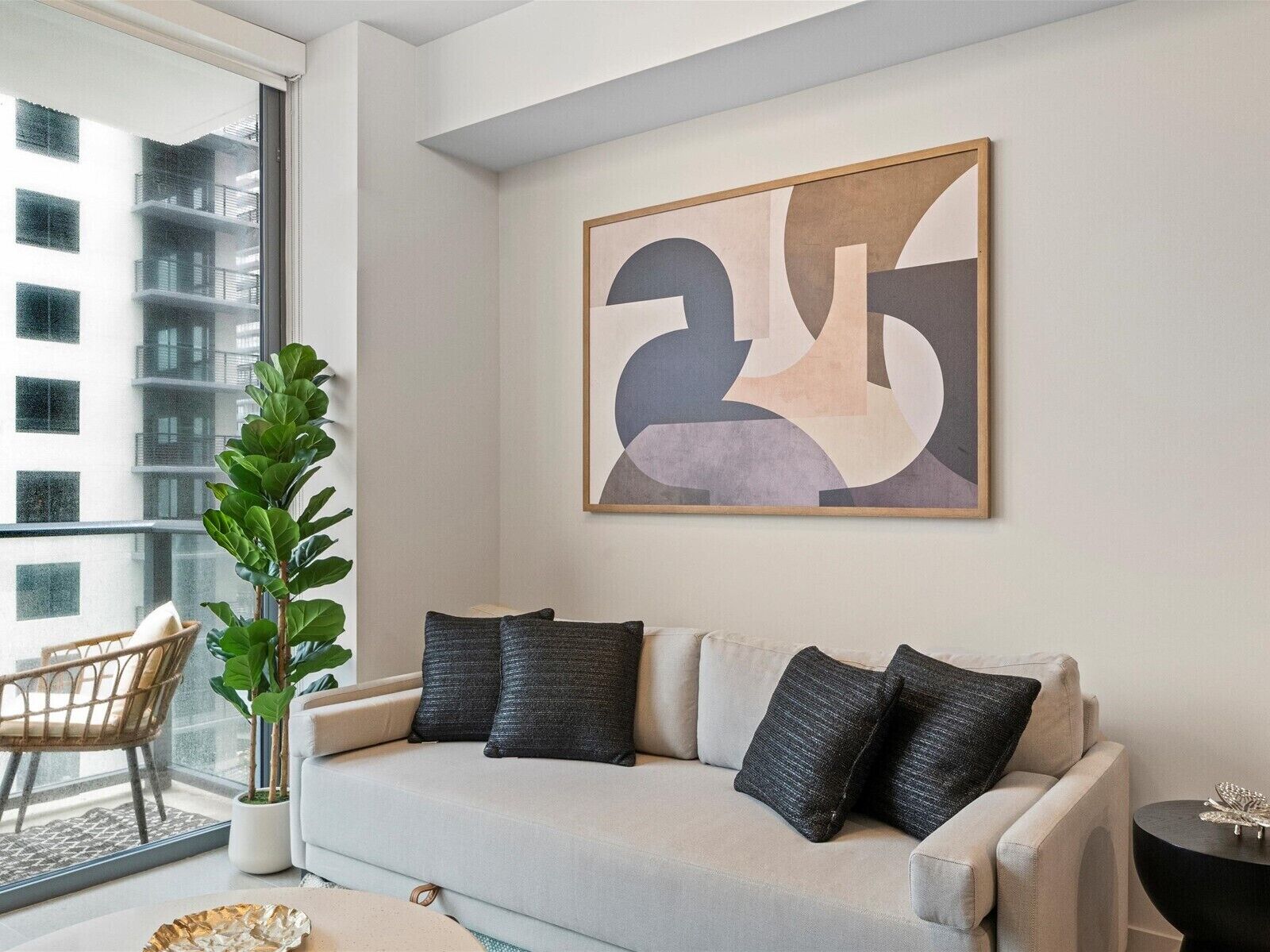 Classic Apartment | Living area | 50-inch Smart TV with satellite channels