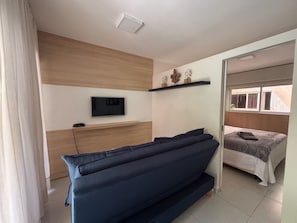 Comfort Apartment | Living area - Flat Premium Solar Água Apart Hotel - Pipa (Tibau do Sul)