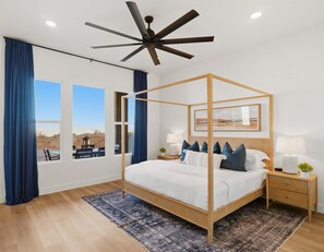 5 habitaciones, tabla de planchar con plancha, cuna de viaje y wifi 