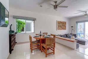 Dining - Playacar 2 Home with Pool, Golf, Beach, 5th Avenue (Playa del Carmen)