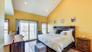 2 chambres, bureau, fer et planche à repasser, accès Internet