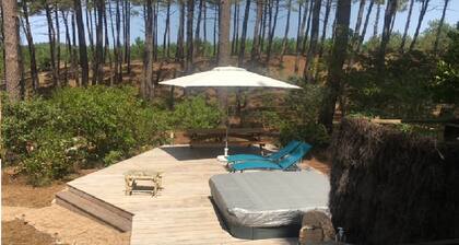 Villa 8 pers.avec SPA dans la forĂȘt entre lac et ocĂ©an