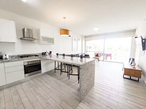 Private kitchen - Sanctuary Sea View -S1-106- 2 bed, 2 bath (Punta Chame)