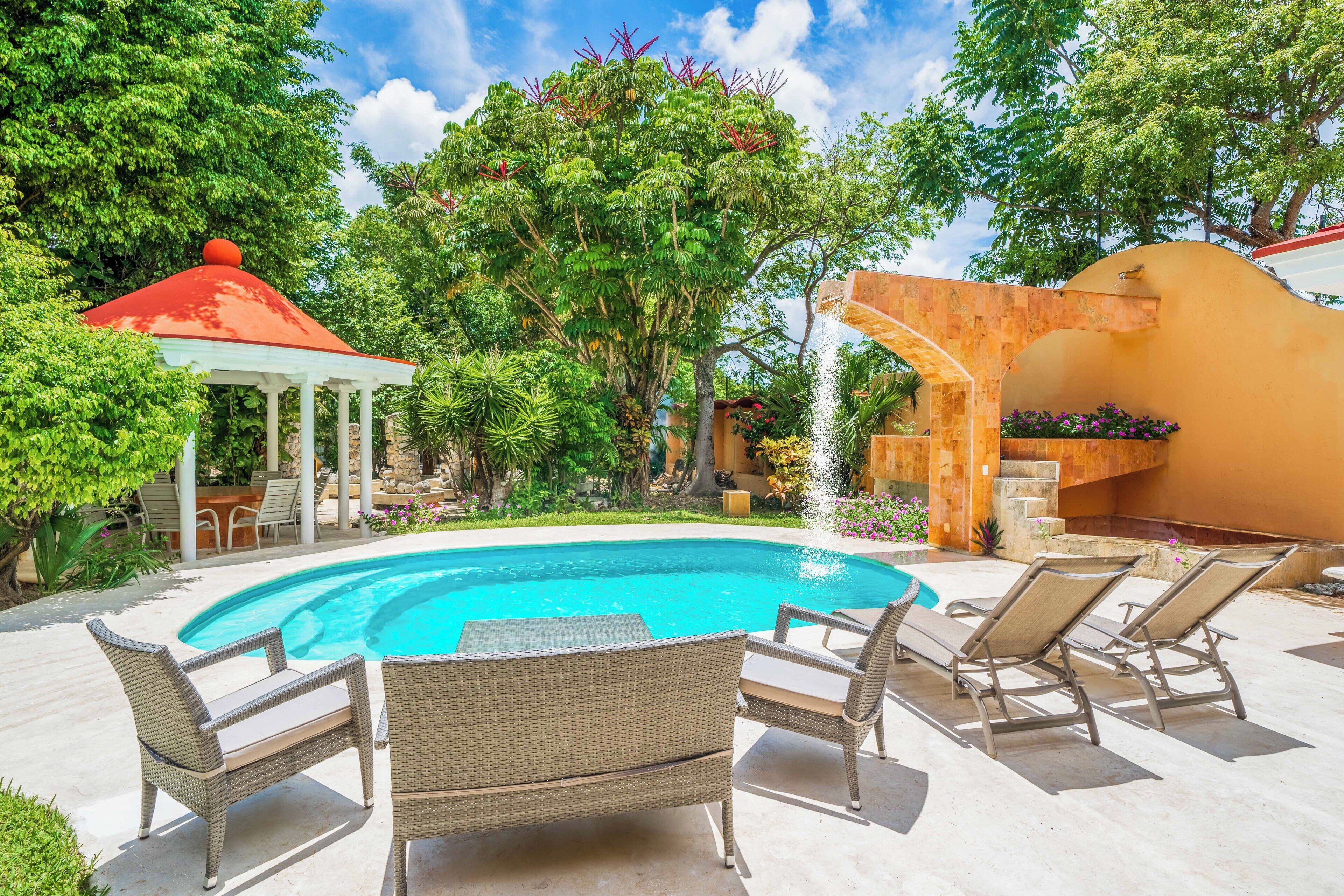 Alberca al aire libre 