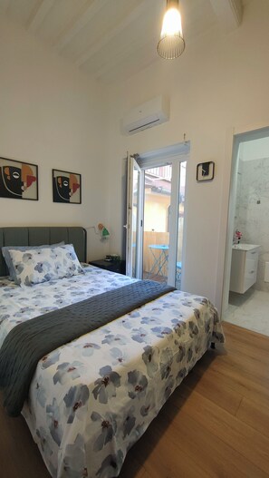 Deluxe-Einzelzimmer, Balkon, Blick auf den Innenhof