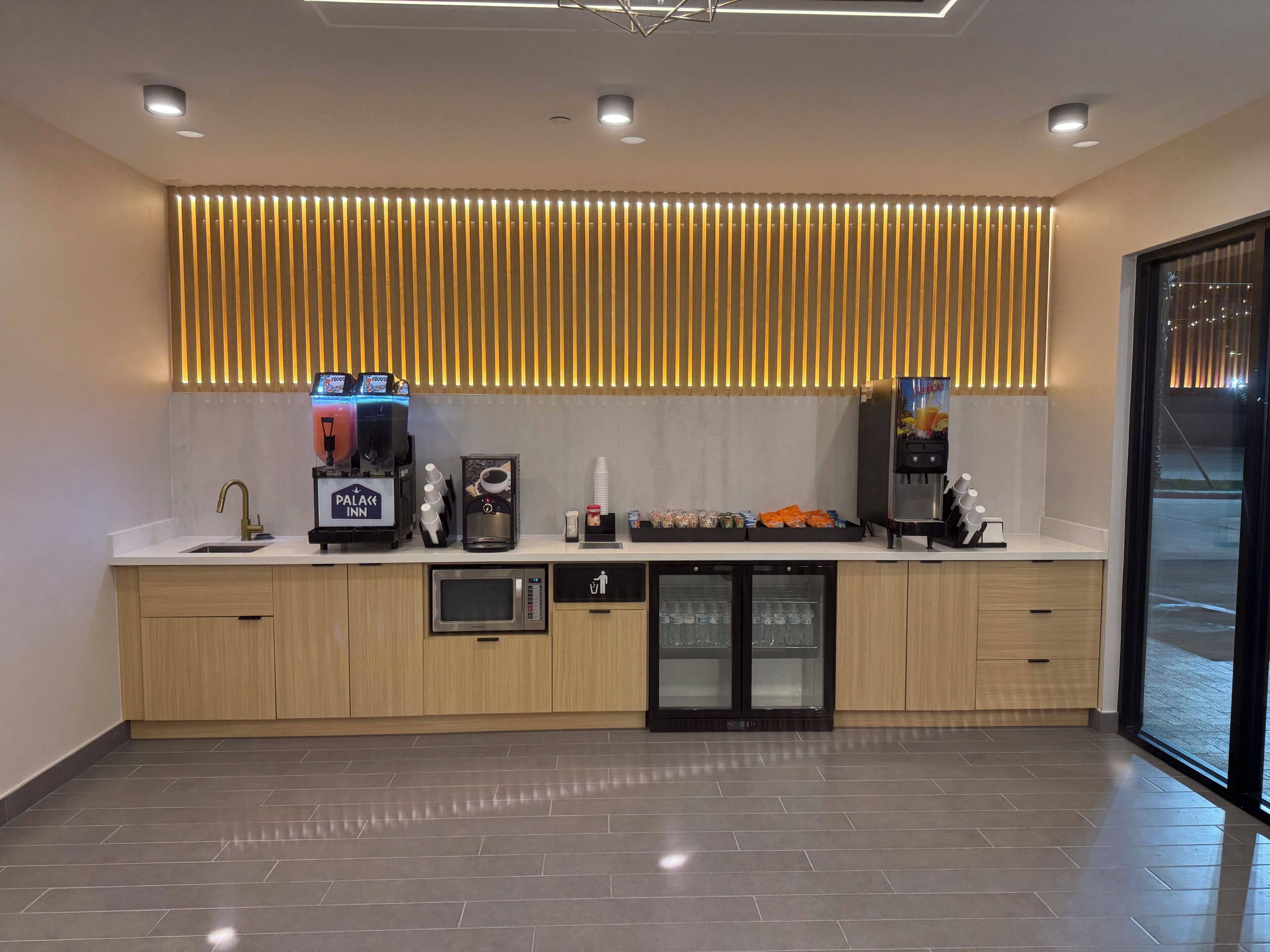 Free daily on-the-go breakfast