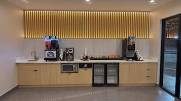 Free daily on-the-go breakfast