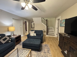 TV, DVD player - Classic Old Town Charm, Thoughtfully Elevated retreat for visits &extended stays (Greenwood)