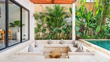 Villa Deluxe, 5 habitaciones, piscina privada | Terraza o patio