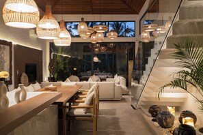 4br Cendana Villa with Private Pool | Living room | 43-inch Smart TV with satellite channels - Bali Magical BRAND NEW Villas Ubud (Abiansemal)