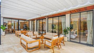 5br Candra Villa with Private Pool | Terrace/patio