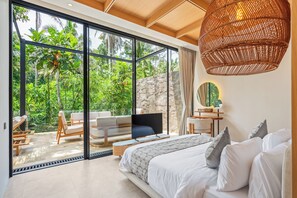 Vil·la Comfort | Caixa forta a l'habitació, decoració individual i mobiliari individual 