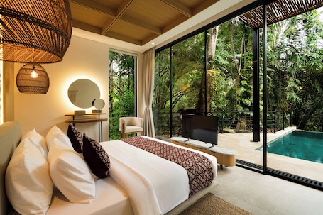 2br Arana Villa with Private Pool | Egyptian cotton sheets, premium bedding, in-room safe. Bali Magical BRAND NEW Villas Ubud