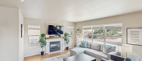 TV, peis, videospill og DVD-spiller