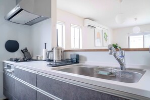 Private kitchen - 25 mins to Aso Volcano Serene 4BR House by Restavio (Ozu)