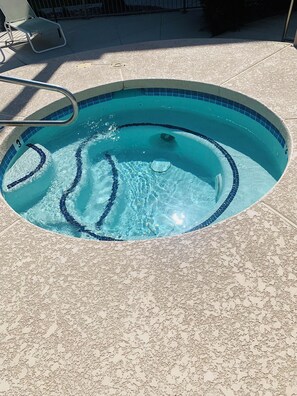Outdoor pool, a heated pool - 2-bedroom condo on Biltmore golf course with heated pool, AC and gym & elevator. (Phoenix)