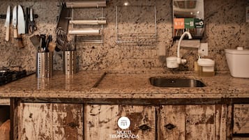 Comfort Cabin | Private kitchen | Dining tables