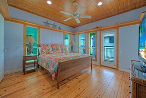 4 bedrooms, desk, iron/ironing board, free WiFi - Port A Retreat • Balcony + Ocean View + Near Beach | Beachview 54 (Port Aransas)